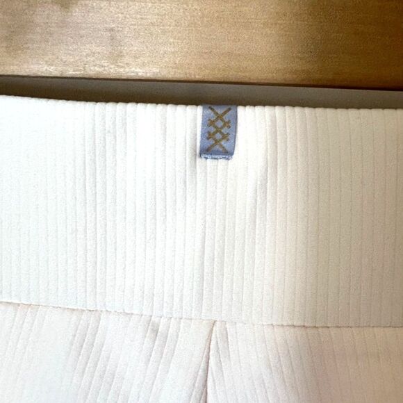 RHONE NWT Cream Ripple Knit Wide Leg Lounge Pants Size XXL (US 18-20) - Picture 12 of 15